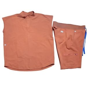 Figs Women's Scrub Set- Auburn- Top XS- Bottom S  NWOT